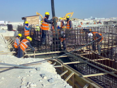 First Pour On Building A5-3